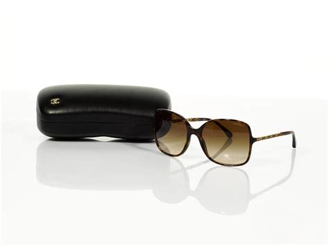 chanel sunglasses leather arms